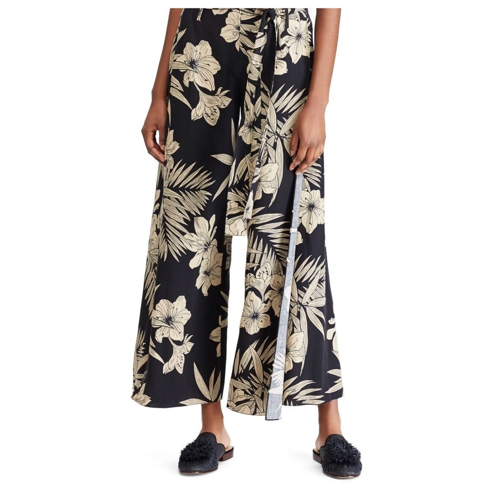 NWT Ralph Lauren Linen-Blend Wide-Leg Pants & Top. - Picture 2 of 7